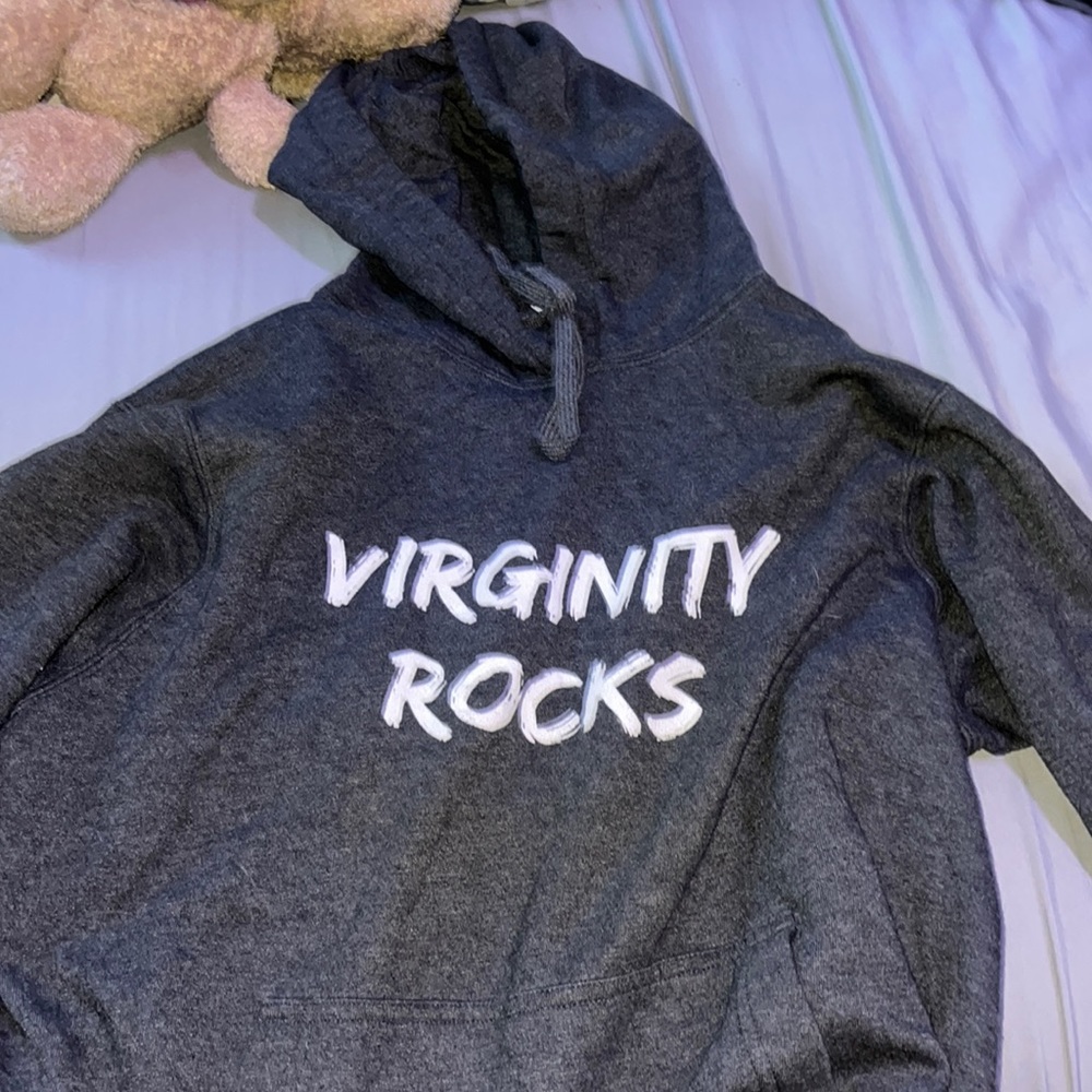 Virginity rocks hoodie